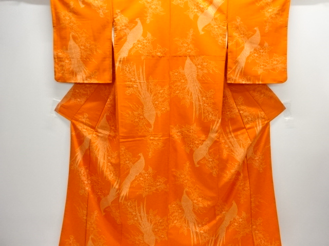 JAPANESE KIMONO / KOMON / FLOWER & BIRD